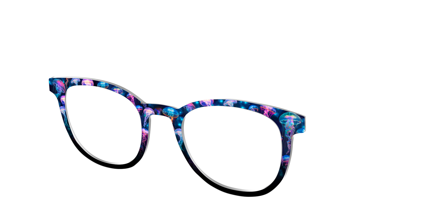 The Gleaming Jellyfish - Angle Top Image - Pair Eyewear