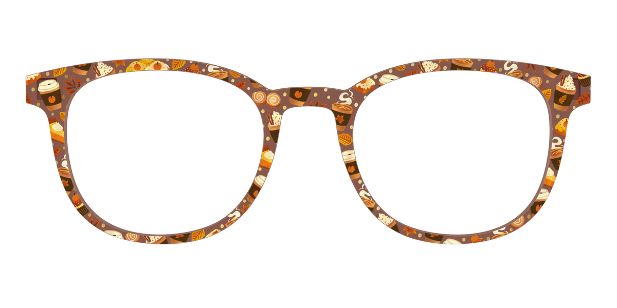 The Harvest Cafe Crystal with Gold Foil - Front Top Image - Pair Eyewear