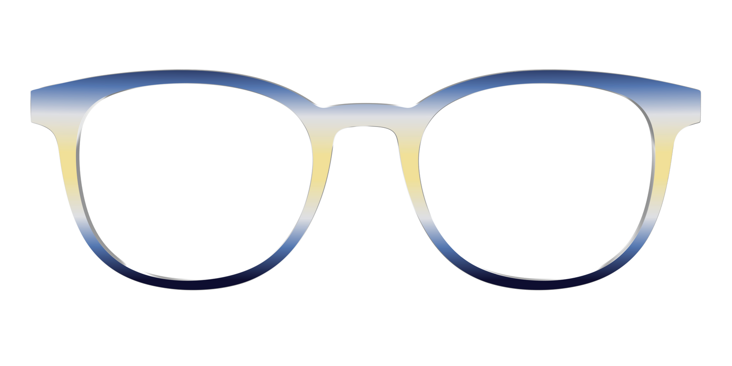 The Indigo to Honeysuckle Gradient - Front Top Image - Pair Eyewear