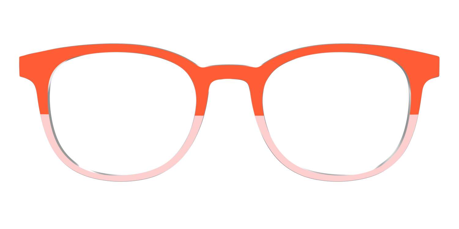 The Jasper & Venetian Pink Split - Front Top Image - Pair Eyewear