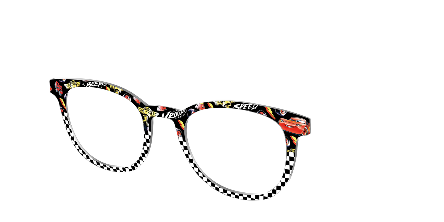 Lightning Mcqueen Speed Split - Angle Top Image - Pair Eyewear