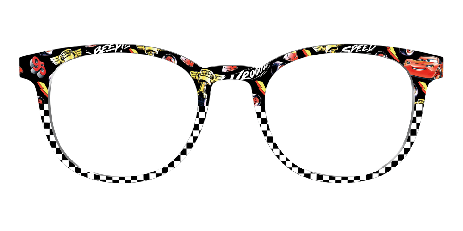 Lightning Mcqueen Speed Split - Front Top Image - Pair Eyewear