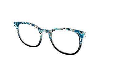 The Marbled Movement - Angle Top Thumbnail - Pair Eyewear