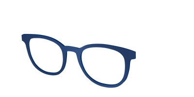 The Matte Navy - Angle Top Thumbnail - Pair Eyewear