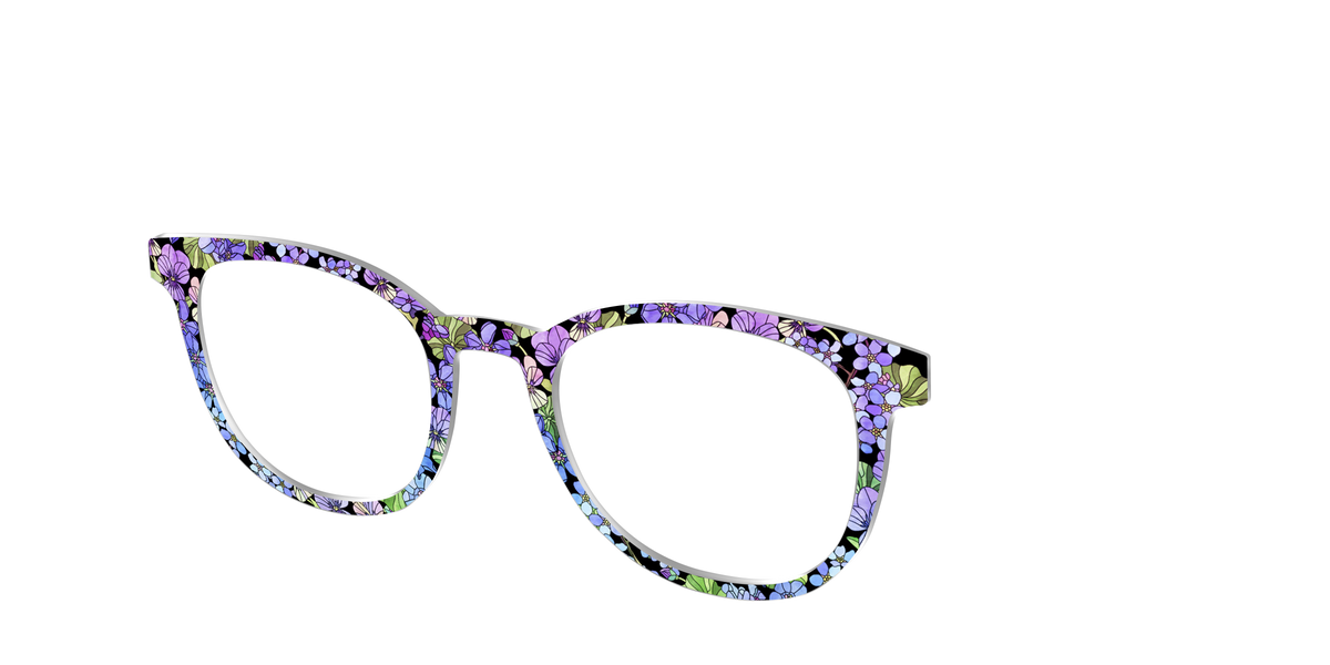 The Night-Blooming Stained Glass - Angle Top Image - Pair Eyewear
