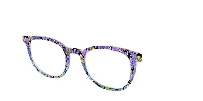The Night-Blooming Stained Glass - Angle Top Thumbnail - Pair Eyewear