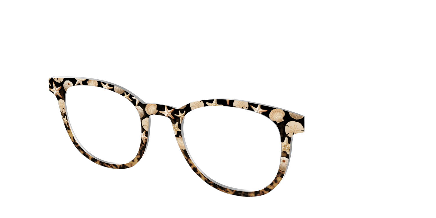 The Ocean Treasures Tortoise - Angle Top Image - Pair Eyewear