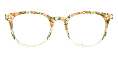 The Orange Blossom Glitter Crystal - Front Top Thumbnail - Pair Eyewear