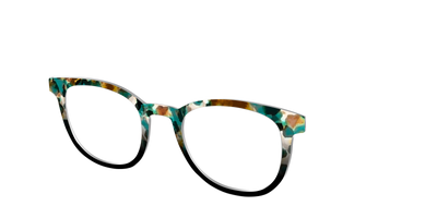 The Oxidized Copper Tortoise - Angle Top Thumbnail - Pair Eyewear