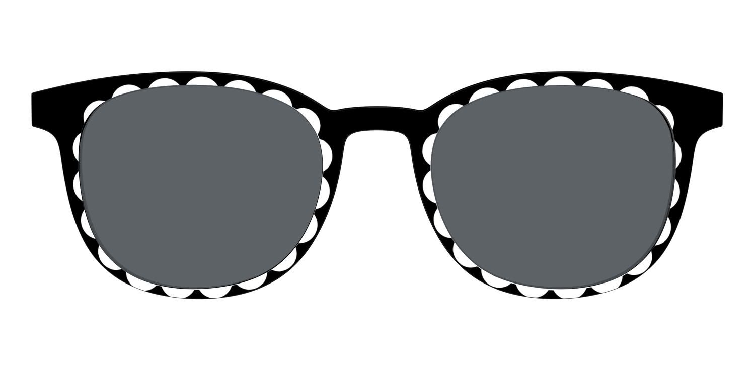 The Polarized Stylish Daisy Sun Top - Front Top Image - Pair Eyewear