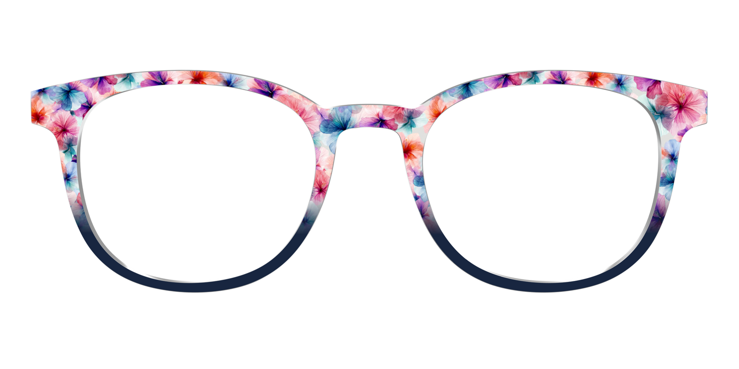 The Pressed Hibiscus - Front Top Image - Pair Eyewear
