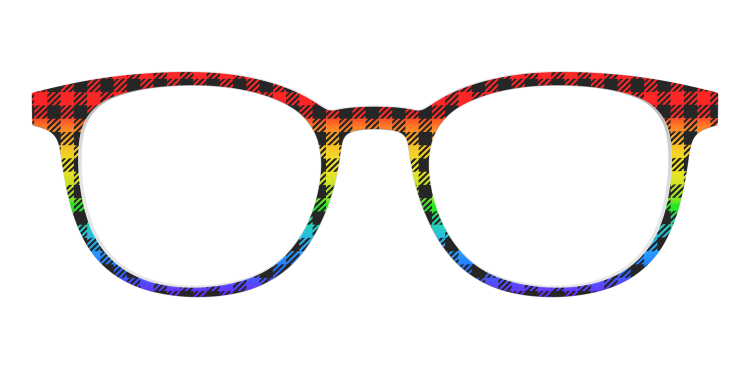 The Primary Plaid - Front Top Image - Pair Eyewear