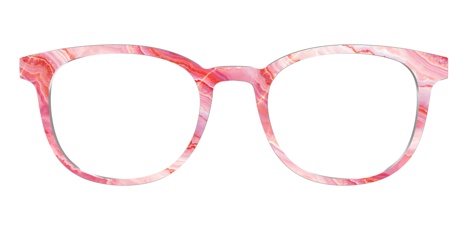 The Rose Quartz Geode - Front Top Image - Pair Eyewear