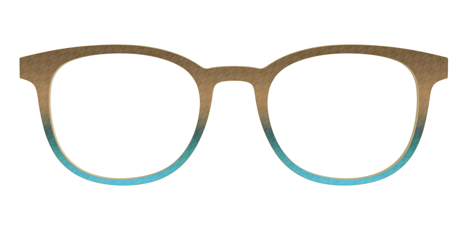 The Sand to Sea Gradient Check - Front Top Image - Pair Eyewear