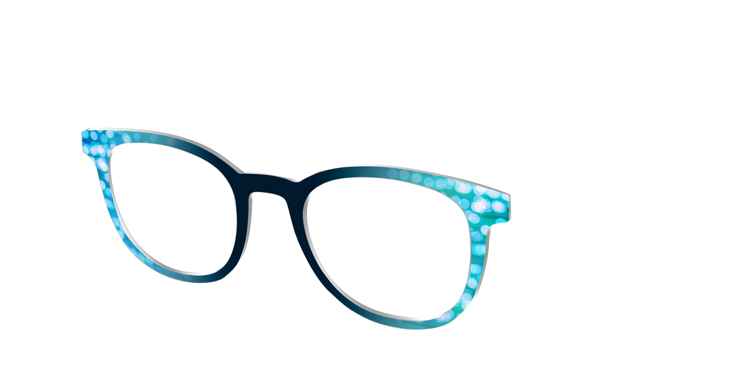 The Sea Foam Bokeh - Angle Top Image - Pair Eyewear