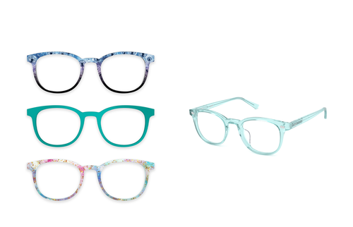 The Reese - Seafoam Clear - Pair Eyewear