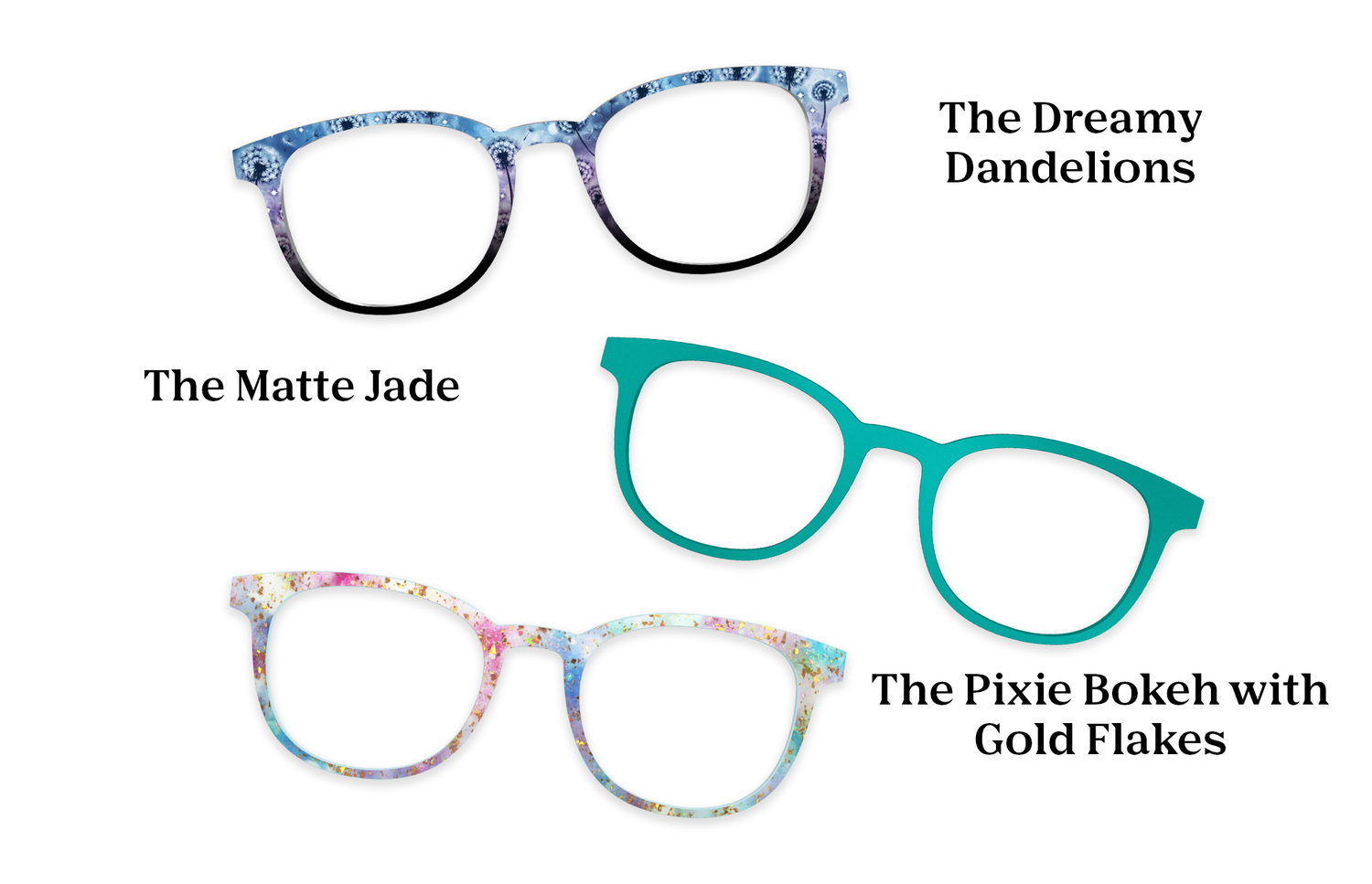 The Reese - Seafoam Clear - Pairing Set - Pair Eyewear