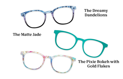 The Reese - Seafoam Clear - Pairing Set - Pair Eyewear