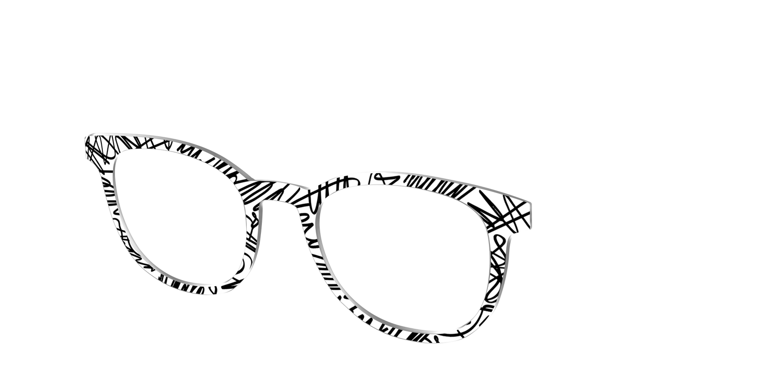 The Stylish Scribble - Angle Top Image - Pair Eyewear