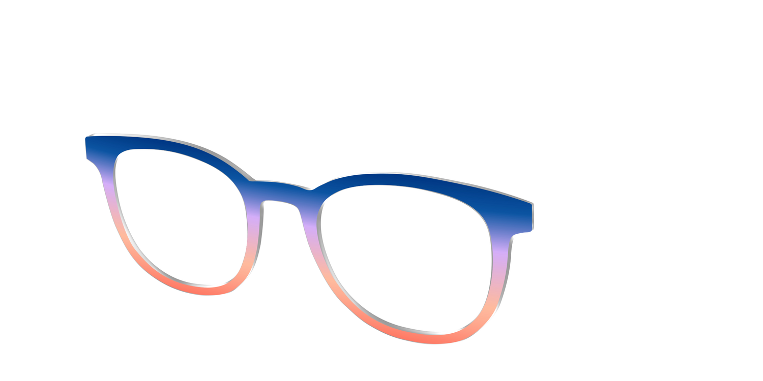 The Sundown Gradient - Angle Top Image - Pair Eyewear