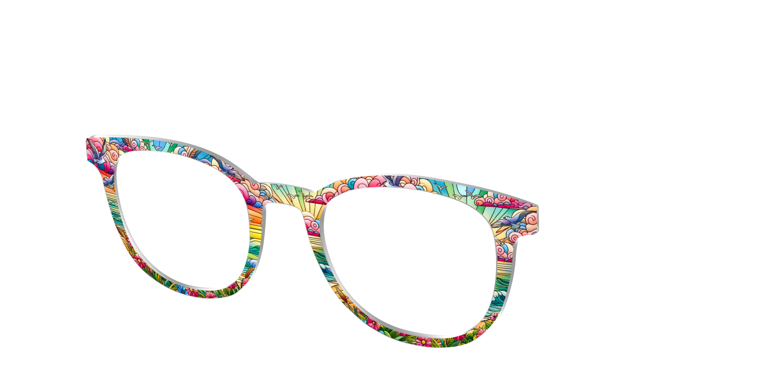 The Sun-Drenched Stained Glass - Angle Top Image - Pair Eyewear