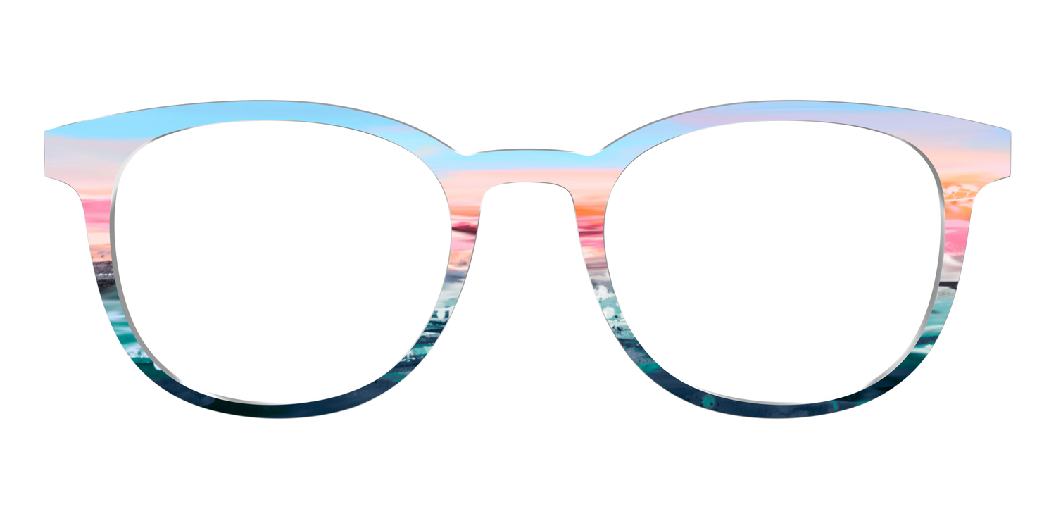 The Sunset Seashore - Front Top Image - Pair Eyewear