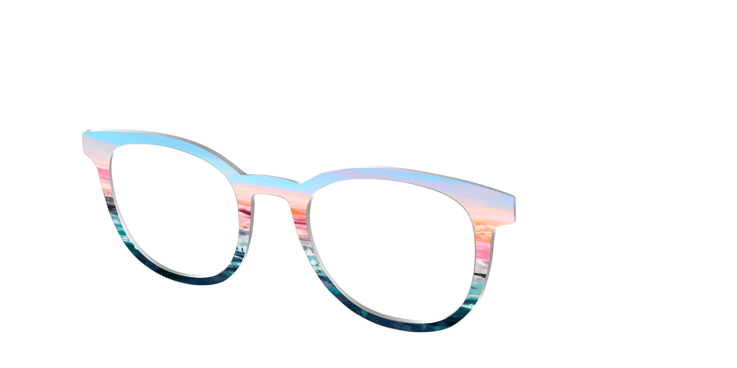 The Sunset Seashore - Angle Top Image - Pair Eyewear