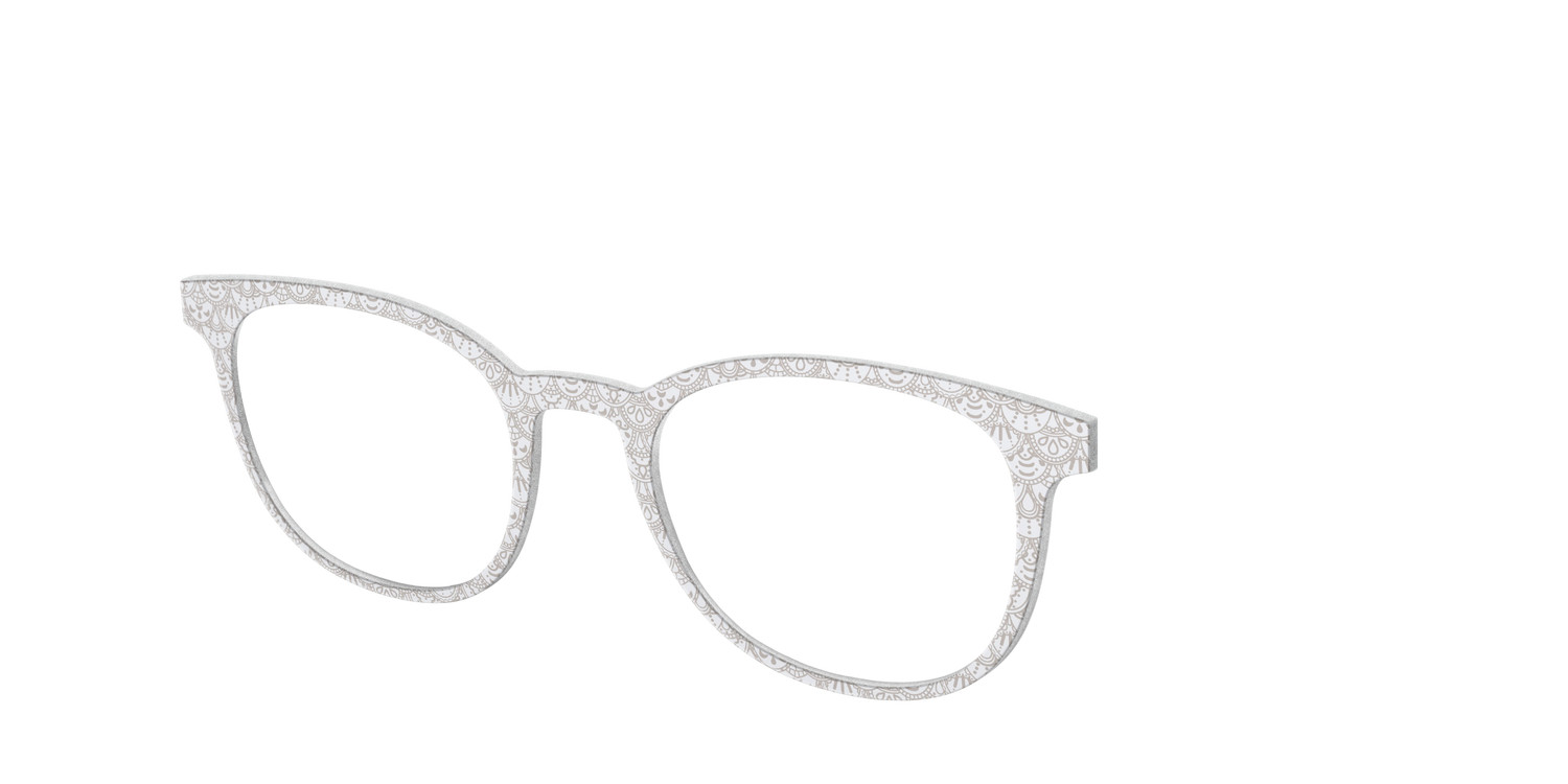 The Taupe Scallop Lace - Angle Top Image - Pair Eyewear