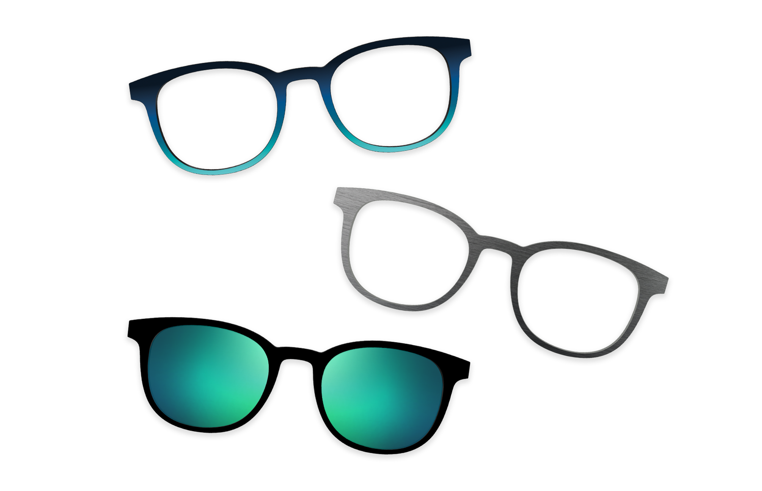 Teal Pearlized Metal - Set - Product Image 9 - Pair Eyewear