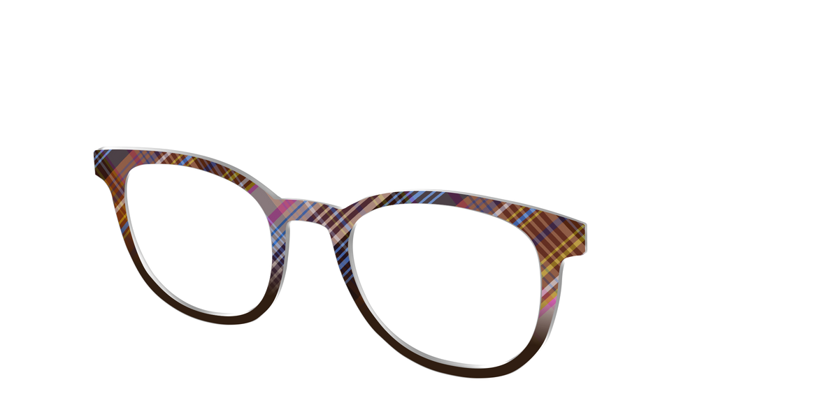 The Twill Tartan - Angle Top Image - Pair Eyewear