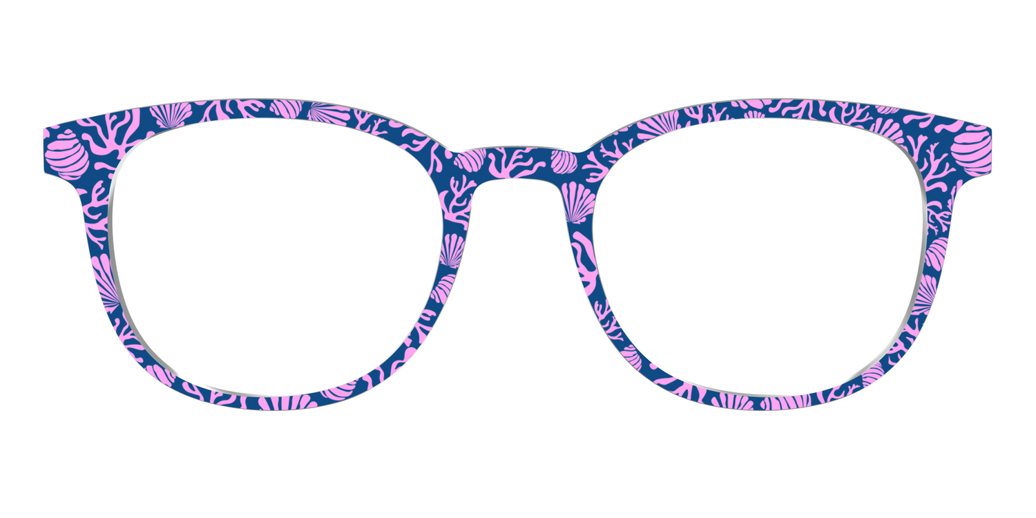 The Two-Toned Coral - Front Top Image - Pair Eyewear