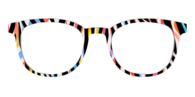 The Vivid Zebra Stripes - Front Top Thumbnail - Pair Eyewear