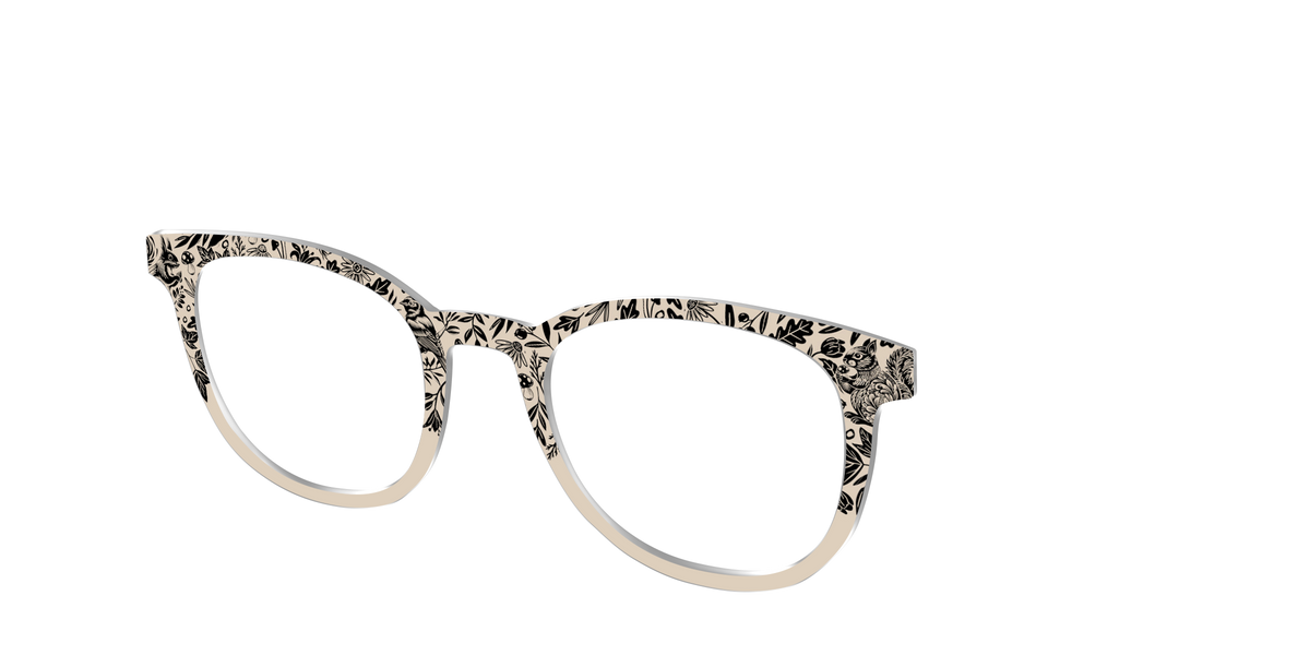The Woodcut Squirrels - Angle Top Image - Pair Eyewear