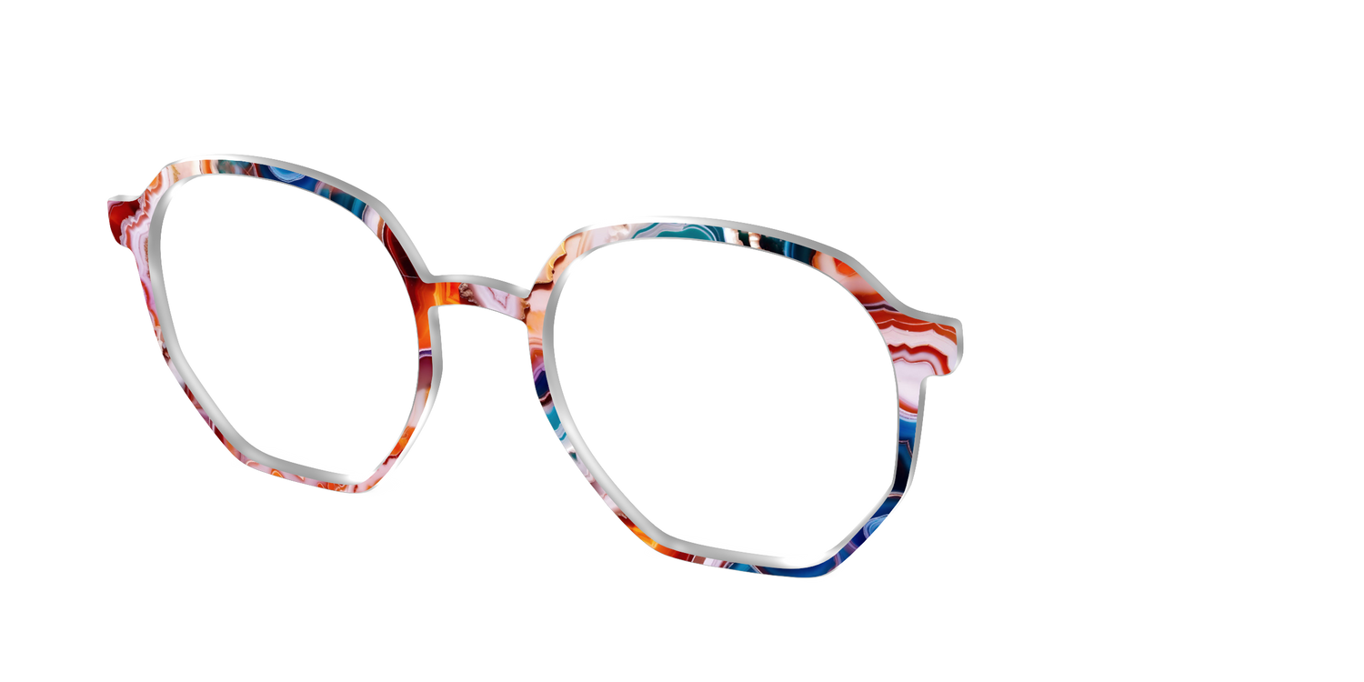 The Abroad Agate - Angle Top Image - Pair Eyewear