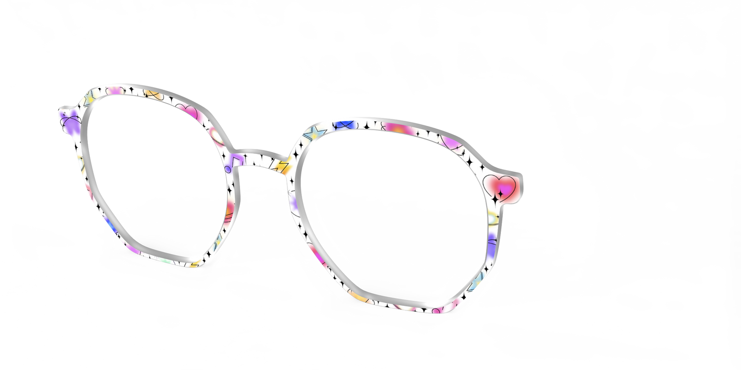 The Airbrushed Icons - Angle Top Image - Pair Eyewear