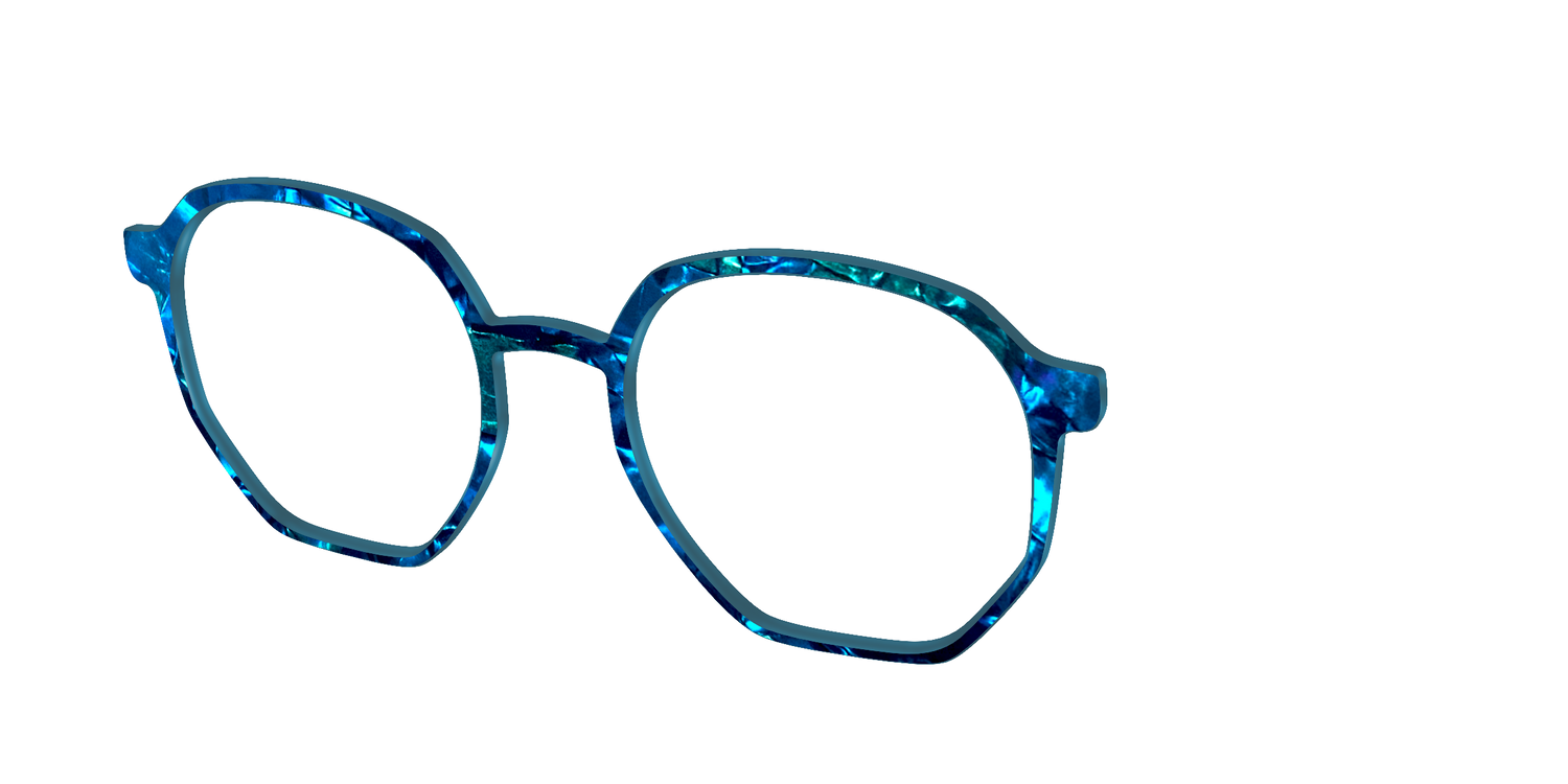 The Alexandrite Pearl Marble - Angle Top Image - Pair Eyewear