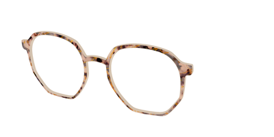 The Almond Tortoise with Gold Streaks - Angle Top Thumbnail - Pair Eyewear