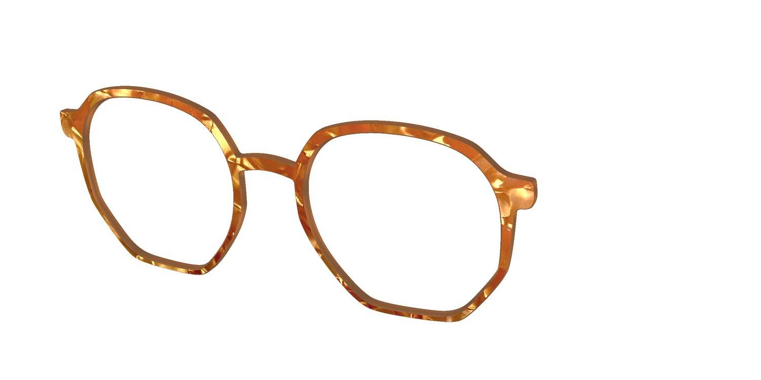 The Amber Pearl Marble - Angle Top Image - Pair Eyewear