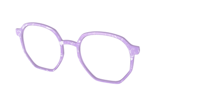 The Amethyst Pearl Marble - Angle Top Thumbnail - Pair Eyewear