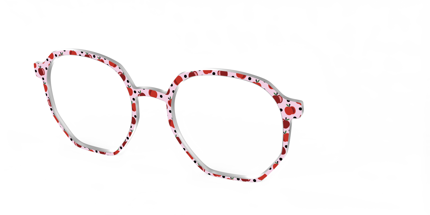 The Apple Polka Dot - Angle Top Image - Pair Eyewear