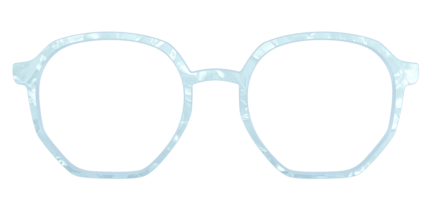 The Aquamarine Pearl Marble - Front Top Image - Pair Eyewear