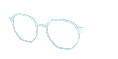 The Aquamarine Pearl Marble - Angle Top Thumbnail - Pair Eyewear