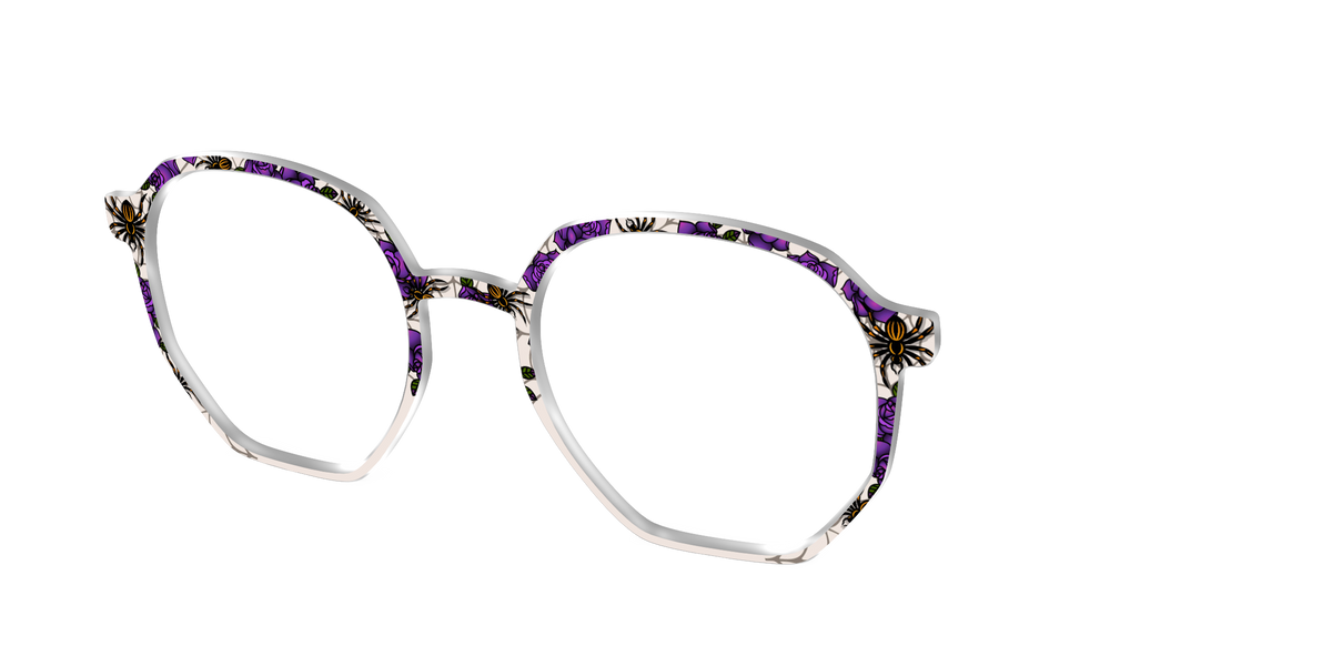 The Arachnid Rosebuds - Angle Top Image - Pair Eyewear