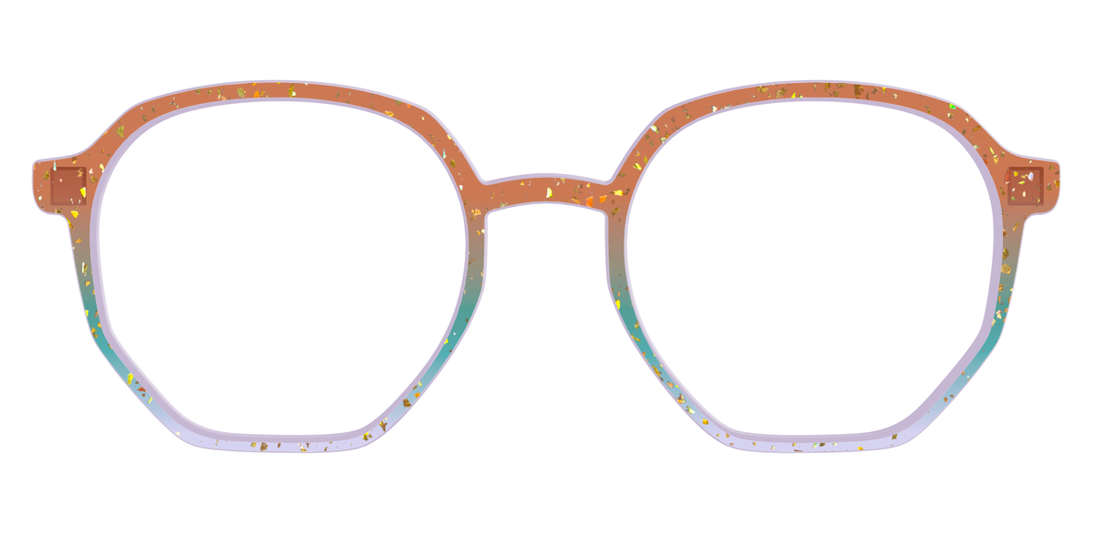 The Autumnal Gradient Crystal with Gold Flakes - Front Top Image - Pair Eyewear