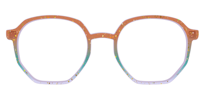 The Autumnal Gradient Crystal with Gold Flakes - Front Top Thumbnail - Pair Eyewear