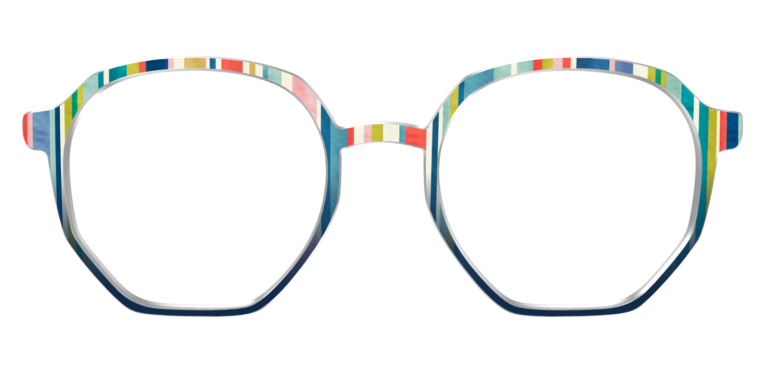 The Beach Bum Stripes - Front Top Image - Pair Eyewear