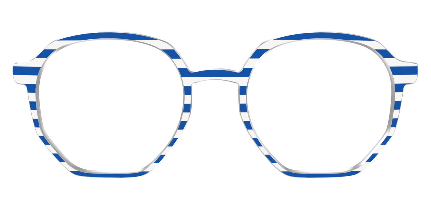 The Beach Umbrella Stripes - Front Top Image - Pair Eyewear