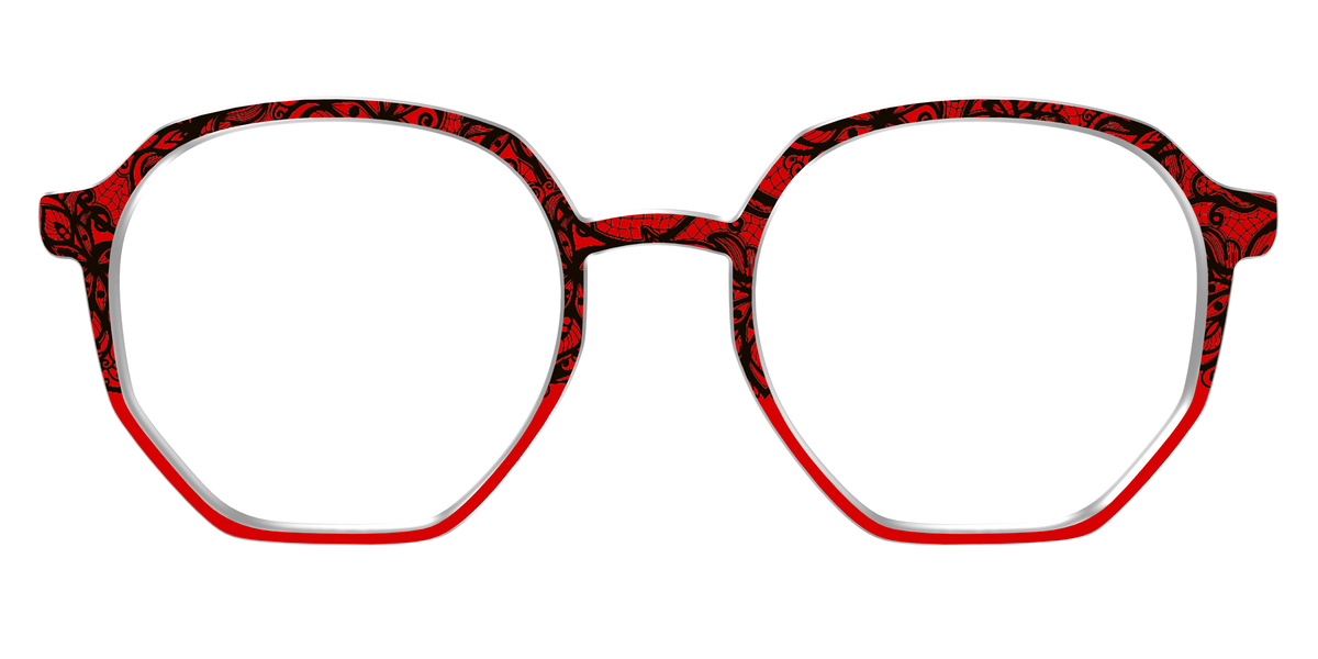 The Blood Red Lace Split - Front Top Image - Pair Eyewear