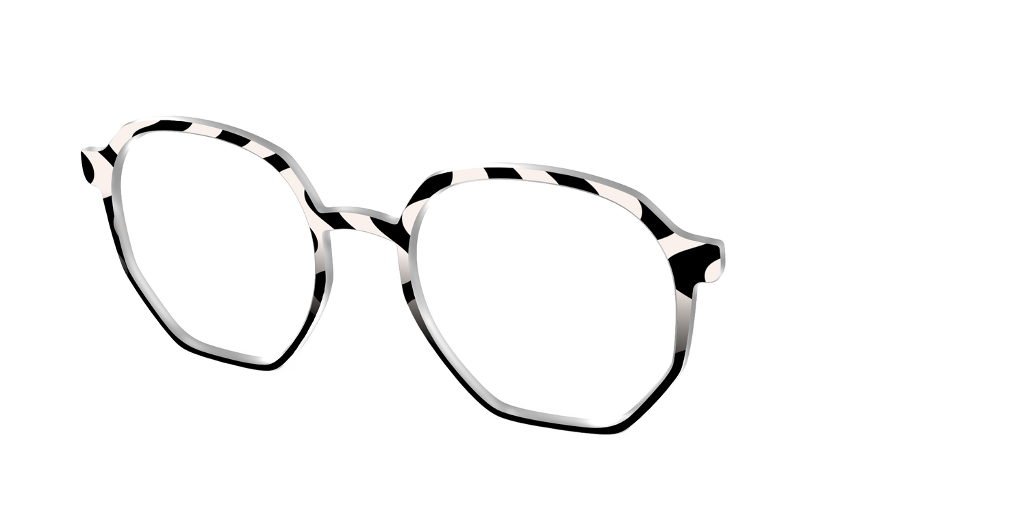 The Bold Waves - Angle Top Image - Pair Eyewear