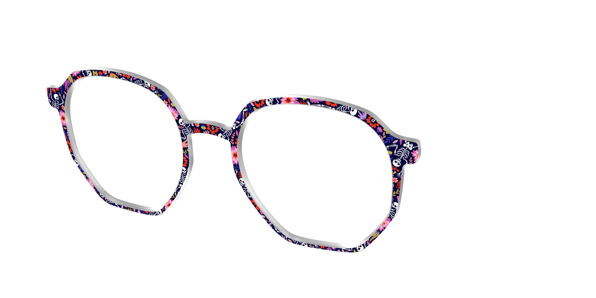 The Bone-Chilling Blossoms - Angle Top Image - Pair Eyewear
